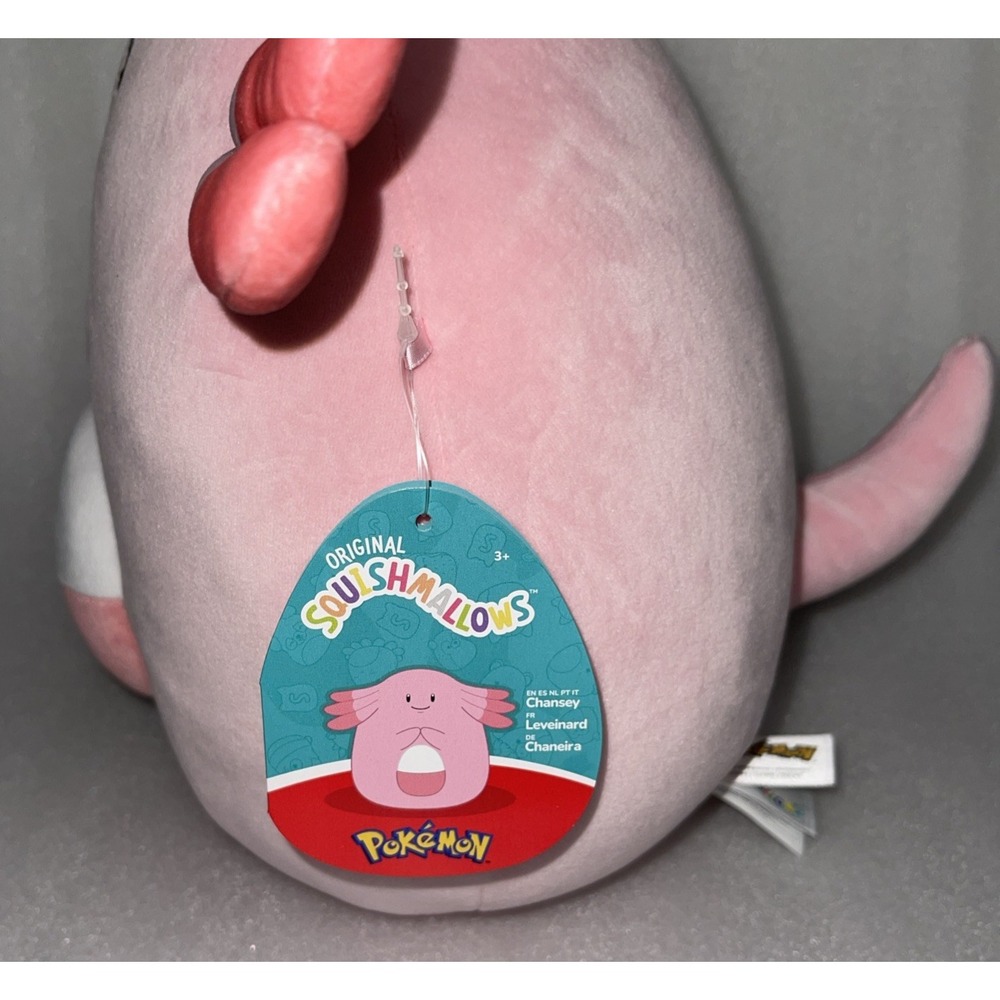 Squishmallows‎ 10" Pokemon Chansey Plush New with Tags - Picture 5 of 9